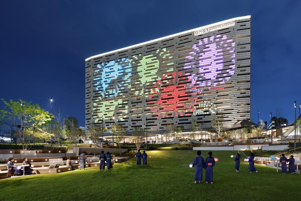 Omo7 Osaka By Hoshino Resorts Exterior foto The hotel at night